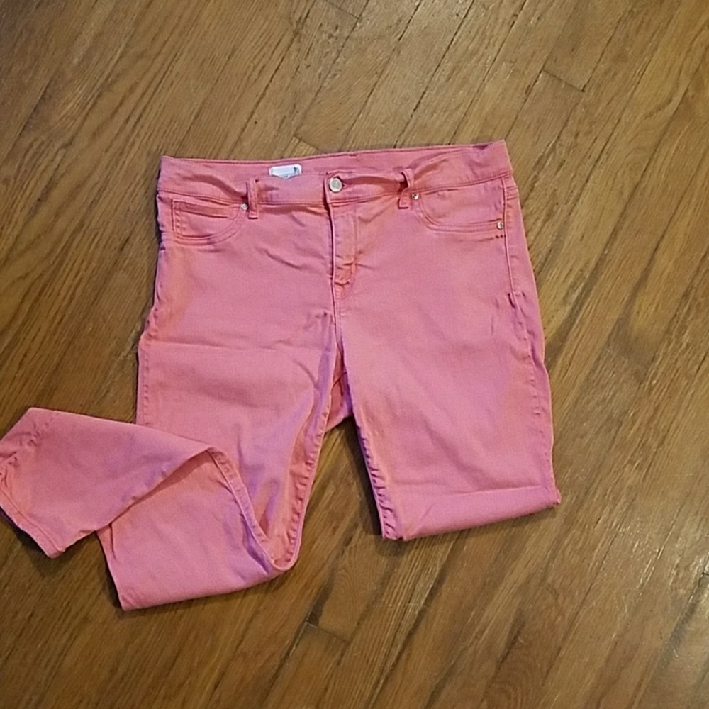 Gap 1969 pink legging jeans